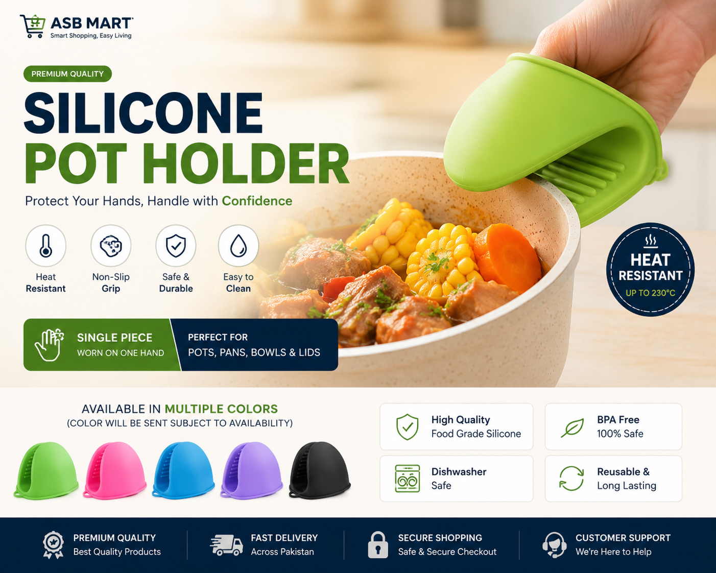 Silicone Pot Holder